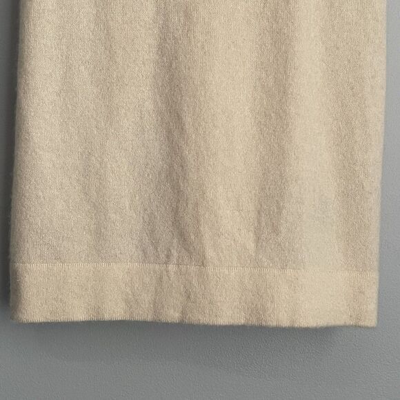 LINE 100% Cashmere Sweater Racerback Size XS S Beaded Neckline SOFT Quiet Luxury - Picture 15 of 15